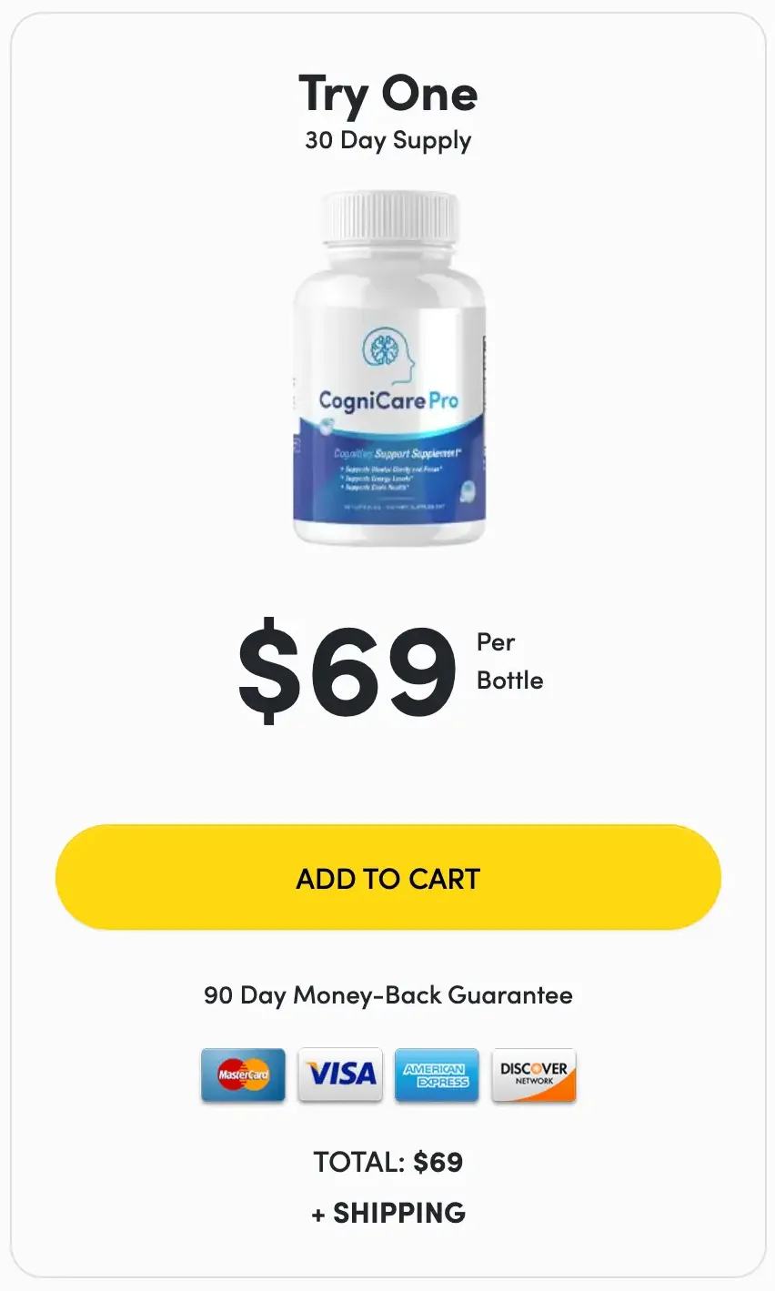 CogniCare Pro Buy 1 Bottle